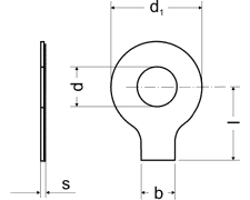 PODKŁADKA ODGINANA DIN93 28 A2 (opak.10 sztuk)