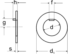 PODKŁADKA DIN462 22 (opak.100 sztuk)