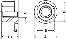 NAKRĘTKA DIN6331 M22 10 (opak.20 sztuk)