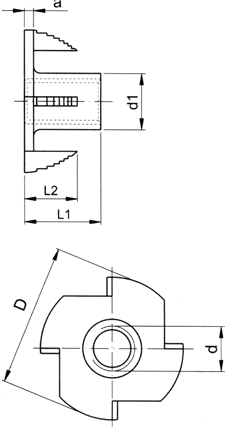 NAKRĘTKA PAZURKOWA M4 OC