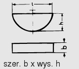 WPUST DIN6888 4X5 C45K (opak.100 sztuk)