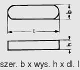 WPUST DIN6885 12x8x63 A4 Forma A (opak.10 sztuk)