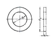 PODKŁADKA DIN126 22x37x3 (opak.500 sztuk)