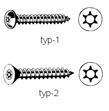 BLACHOWKRĘT 4,2x38 A2 typ 1 (opak.10 sztuk)