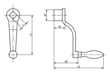 KORBA RĘCZNA WYGIĘTA DIN468 10X80/109Forma F (opak.10 sztuk)