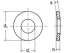 PODKŁADKA TALERZOWA DIN6796 2 (opak. 10000 sztuk)